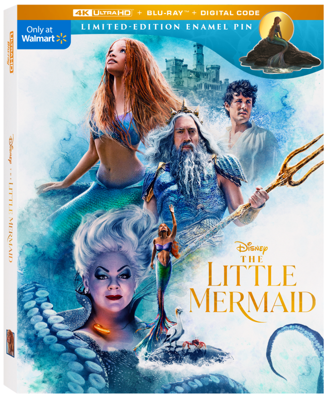 The Little Mermaid (2023) - 4K Ultra HD Blu-ray (Wal-Mart Exclusive)