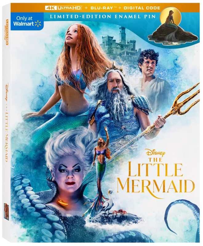 The Little Mermaid (2023) - 4K Ultra HD Blu-ray (Walmart Exclusive