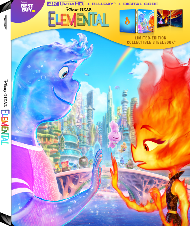 Elemental - 4K Ultra HD Blu-ray (Best Buy Exclusive SteelBook)