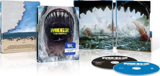 Meg 2: The Trench - 4K Ultra HD Blu-ray [Best Buy Exclusive SteelBook] Warner Bros.