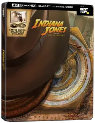 Indiana Jones & The Dial Of Destiny Steelbook Blu-ray 4K Ultra HD - Blu-ray  4K - Achat & prix