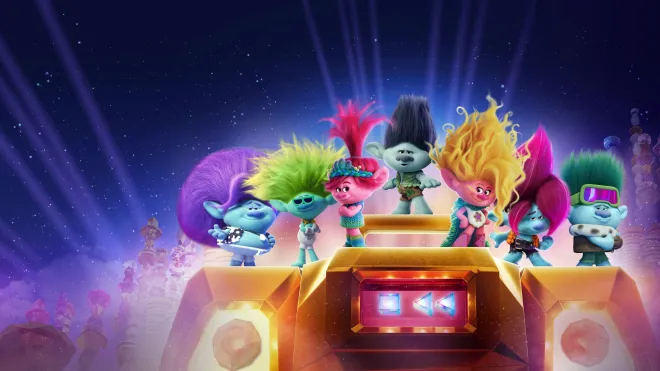 Trolls Band Together backdrop Universal Pictures