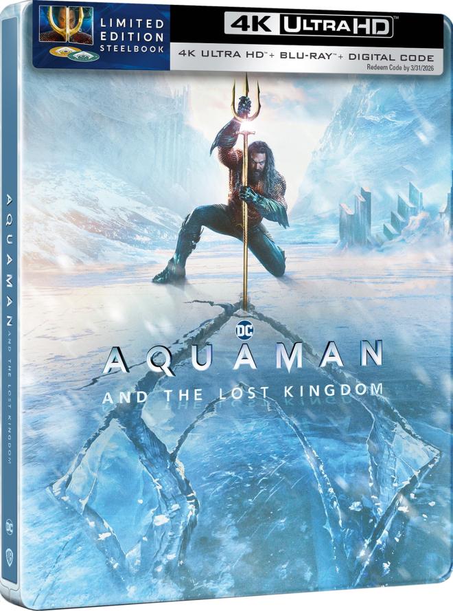 Aquaman and the Lost Kingdom - 4K Ultra HD Blu-ray Walmart Exclusive SteelBbook
