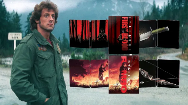 Rambo First Blood & Last Blood - 4K Ultra HD Blu-ray Walmart SteelBook