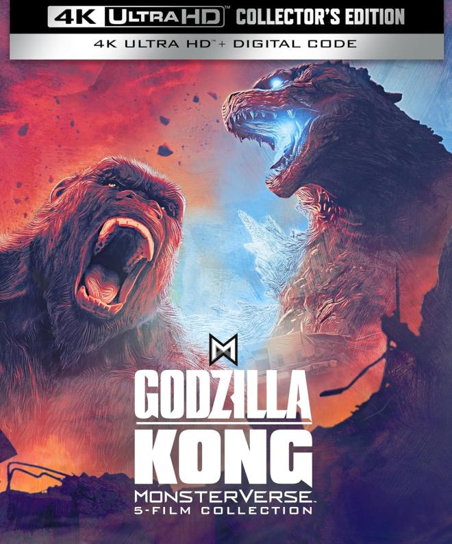 Godzilla/Kong Monsterverse 5-Film Collector's Edition - 4K Ultra HD Blu-ray
