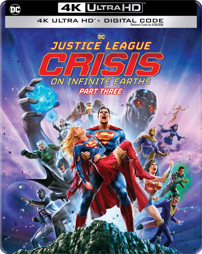 Justice League: Crisis on Infinite Earths – Part Three - 4K Ultra HD Blu-ray SteelBook