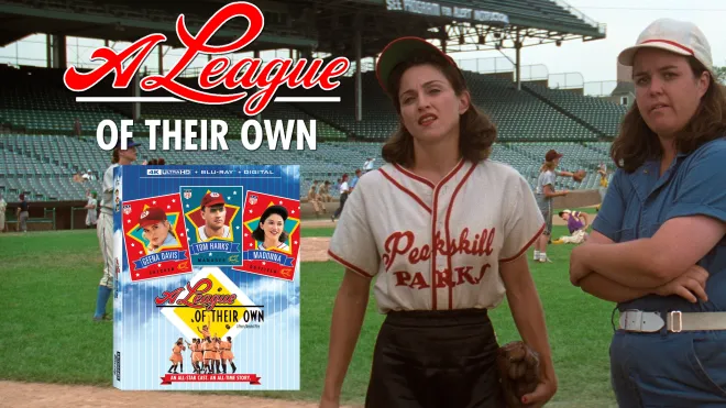 A League of Their Own - 4K Ultra HD Blu-ray Solo Release Tom Hanks Gina Davis Madonna