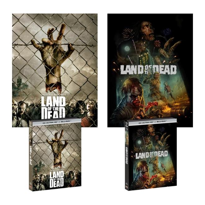 Land of the Dead (2005): Collector's Edition - 4K Ultra HD Blu-ray (ShoutFactory.com Exclusive + 2 Exclusive Posters + Exclusive Slipcover)