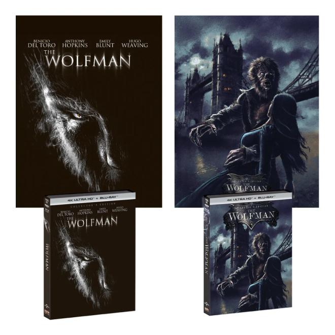 The Wolfman (2010): Collector's Edition - 4K Ultra HD Blu-ray (ShoutFactory.com Exclusive + 2 Exclusive Posters + Exclusive Slipcover)