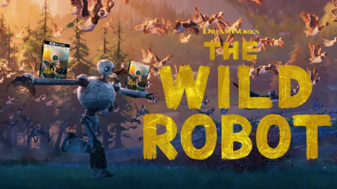 Dreamworks' The Wild Robot is coming to 4K UHD and Blu-ray on December 3rd