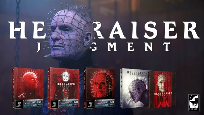 Hellraiser: Judgement is coming to 4K UHD Blu-ray with four Limited Edition SteelBook Slipcovers from Turbine Medien