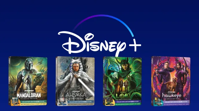 Disney Plus Announces Mandalorian Season Three, Ahsoka Season One, Loki Season Two and Hawkeye Season One for 4k UHD SteelBook