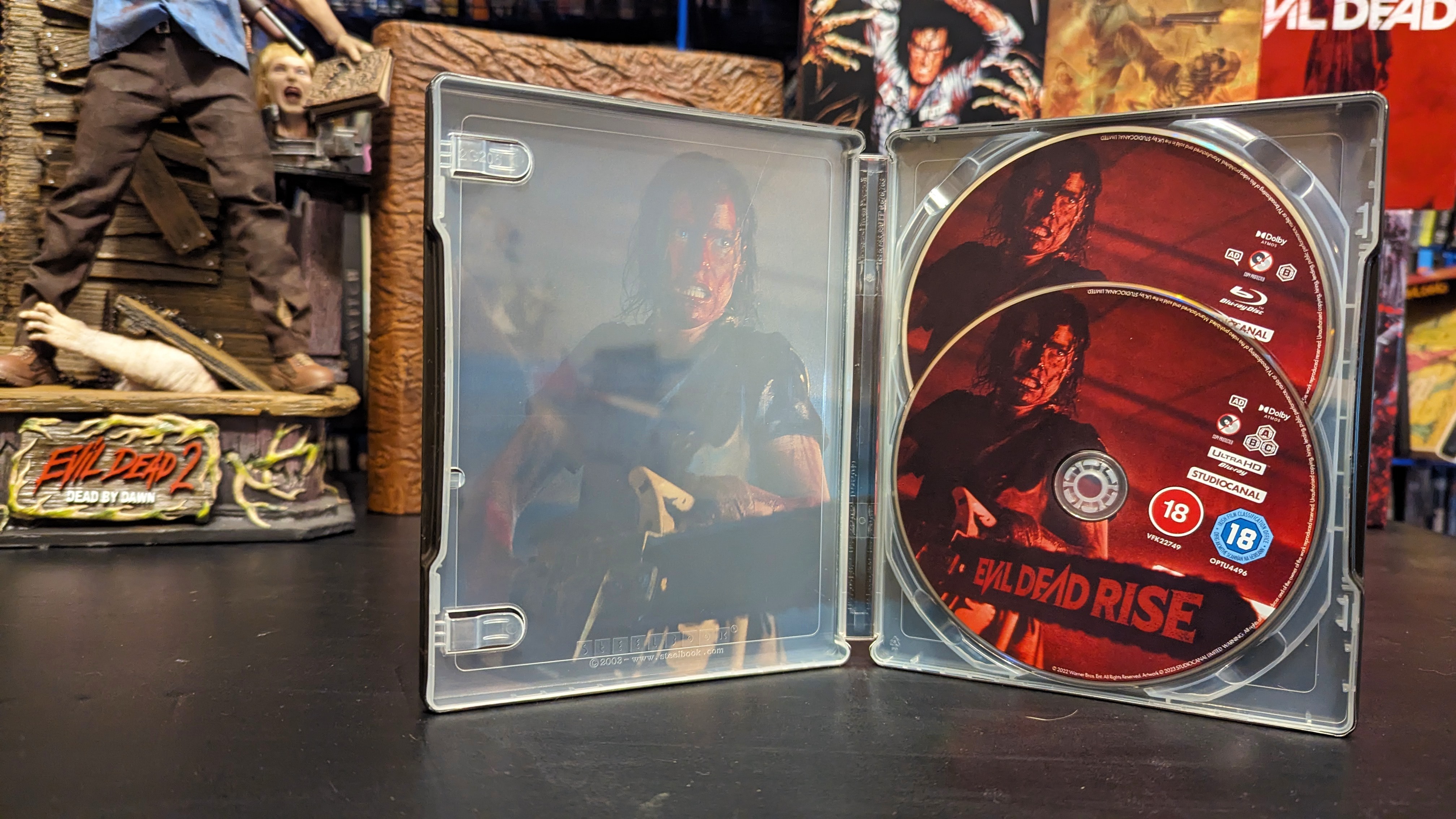 Evil Dead Rise (4K UHD + Blu-ray Steelbook) Brand New & Sealed