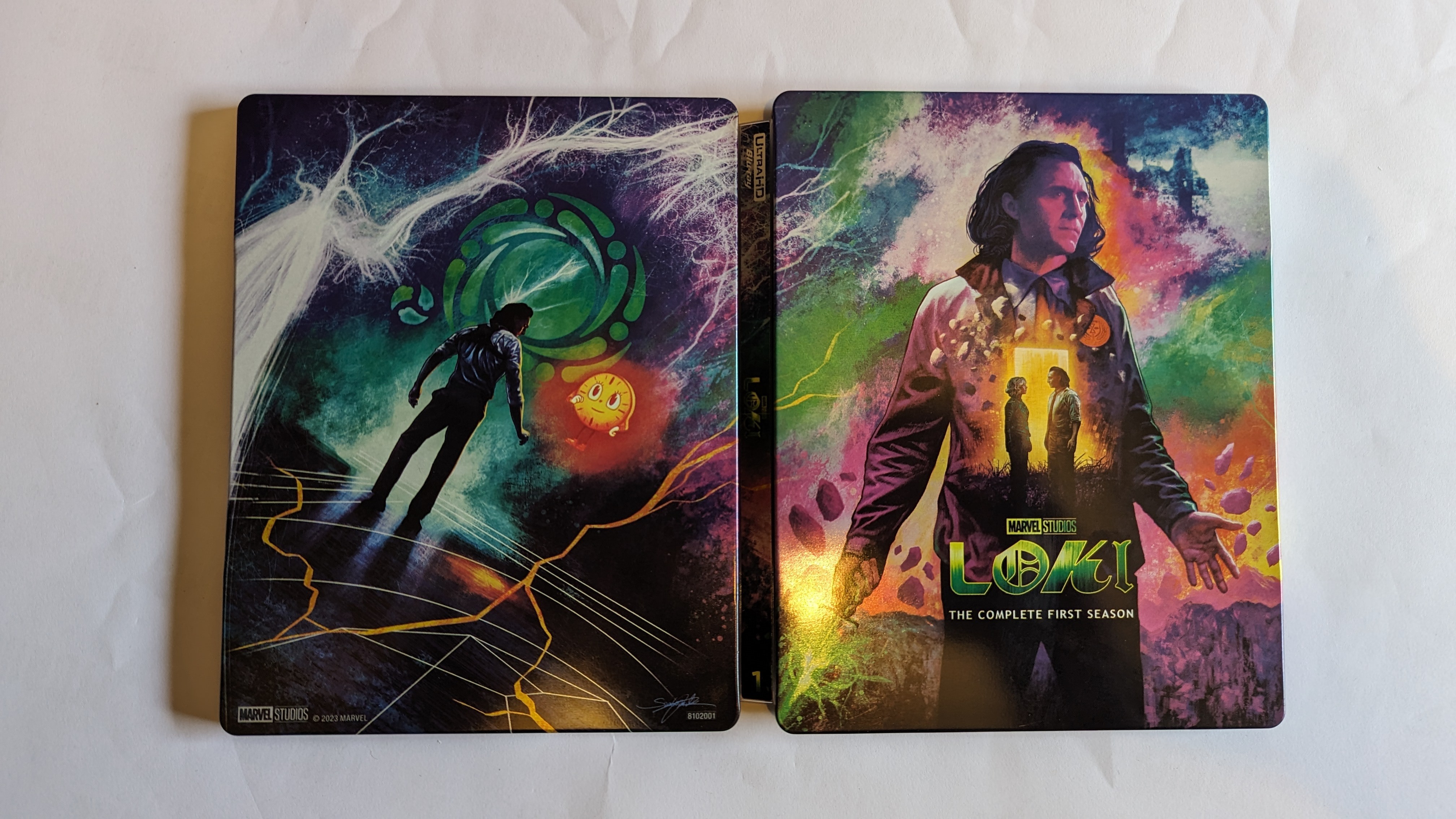 Loki Season 1 Blu-ray Steelbook Unboxing 